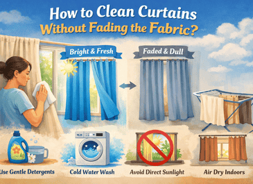 How to Clean Curtains Without Fading